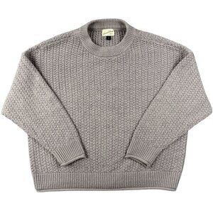 Universal Thread Goods Co. Chunky Knit Sweater – Women’s XL (Light Gray)